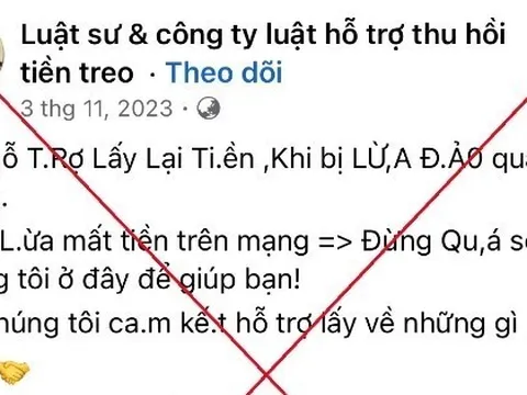 Người phụ nữ vừa bị lừa đảo qua mạng tiếp tục ‘sập bẫy’ luật sư rởm