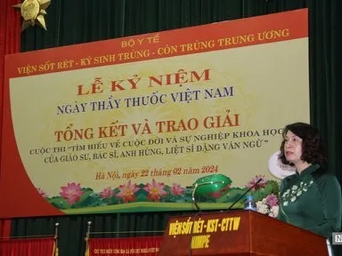 Trao giải cuộc thi tìm hiểu về cuộc đời, sự nghiệp GS.BS Đặng Văn Ngữ