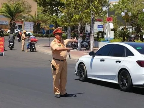 Công anTp.Phan Thiết quyết liệt xử lý các vi phạm về nồng độ cồn