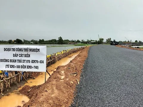 Khả quan trong sử dụng cát biển làm vật liệu đắp nền đường