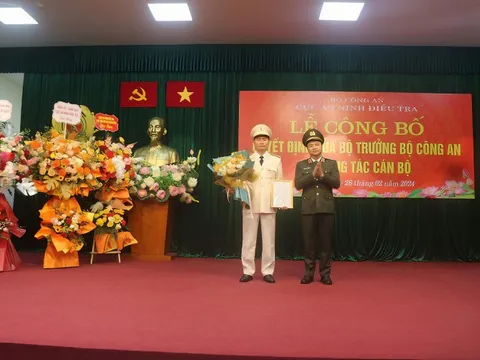 Đại tá Nguyễn Tuấn Hưng được bổ nhiệm làm Phó Cục trưởng Cục An ninh điều tra