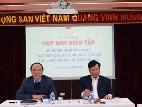 Gấp rút hoàn thiện hồ sơ đề nghị xây dựng Luật sửa đổi, bổ sung một số điều của Luật TTTM