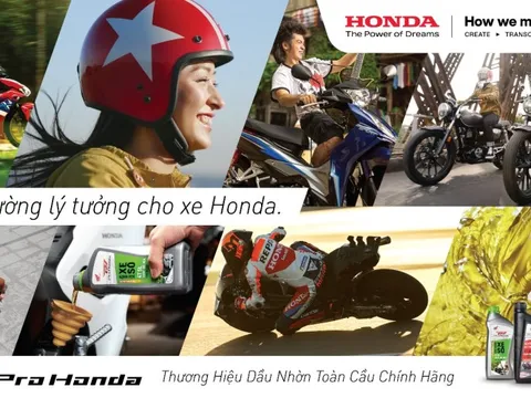 Honda Việt Nam ra mắt thương hiệu dầu nhờn toàn cầu Pro Honda