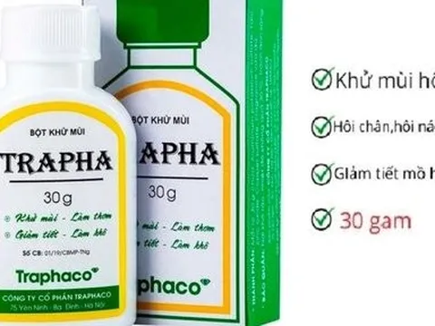 Bộ Y tế thu hồi và tiêu hủy lô bột khử mùi Trapha