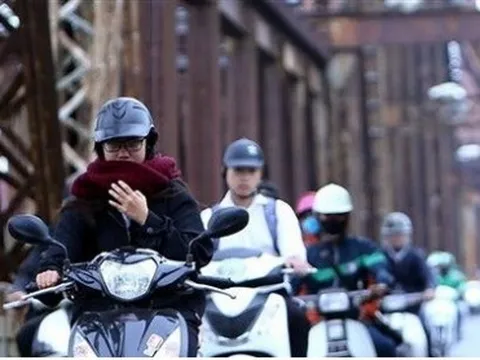 Không khí lạnh khiến nhiệt độ có nơi xuống dưới 10 độ C