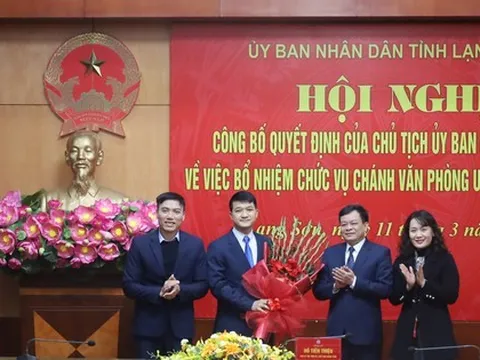 Điều động, bổ nhiệm nhiều vị trí cán bộ chủ chốt tỉnh Lạng Sơn