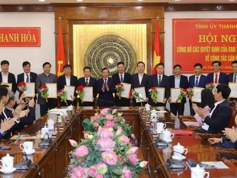 Thanh Hóa điều động, luân chuyển 12 cán bộ chủ chốt