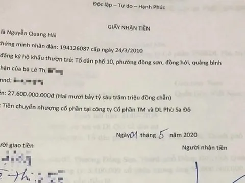 Quảng Bình: Chủ tịch Công ty Phù Sa Đỏ bán "khống" cổ phần, chiếm đoạt tiền tỉ?