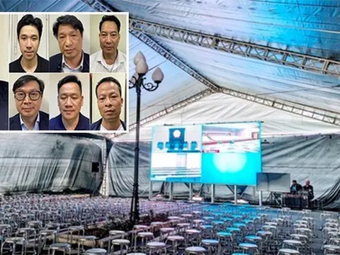 Tòa dựng rạp rộng nghìn chỗ ngồi cho các bị hại theo dõi phiên xử Chủ tịch Tân Hoàng Minh