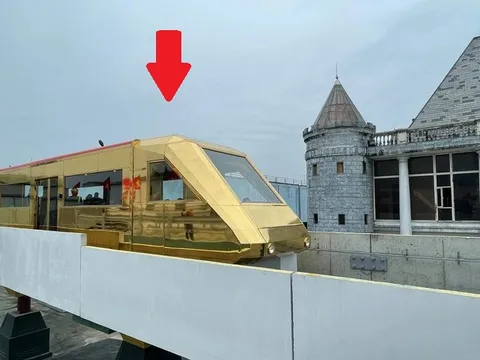 Một đại gia công bố bản quyền công nghệ làm đường sắt trên cao "hiện đại nhất" VN, chạy thử tàu dát vàng
