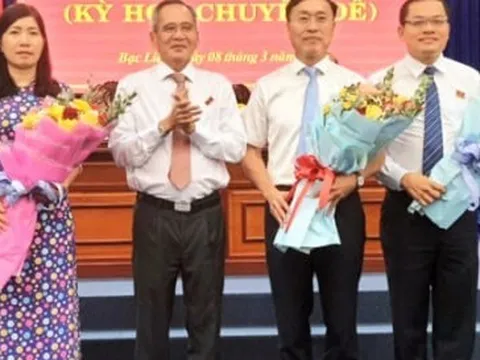 Phê chuẩn kết quả bầu 2 Phó Chủ tịch UBND tỉnh Bạc Liêu