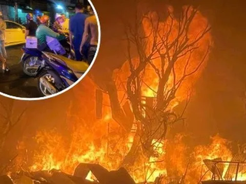 Vụ cháy ở quận 8: Nhà cửa cháy rụi, người dân chở nhau tìm nơi ngủ nhờ qua đêm