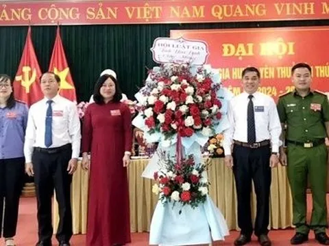 Đại hội Hội Luật gia huyện Yên Thủy tỉnh Hòa Bình nhiệm kỳ 2024-2029