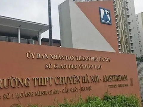 Hà Nội: Chính thức dừng tuyển sinh lớp 6 Trường THPT Chuyên Hà Nội Amsterdam