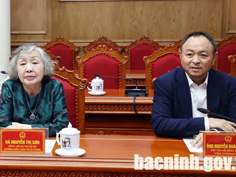 Nữ lão tướng Tập đoàn Sơn Kim về quê nhà Bắc Ninh tìm đất để đầu tư khu đô thị và thương mại