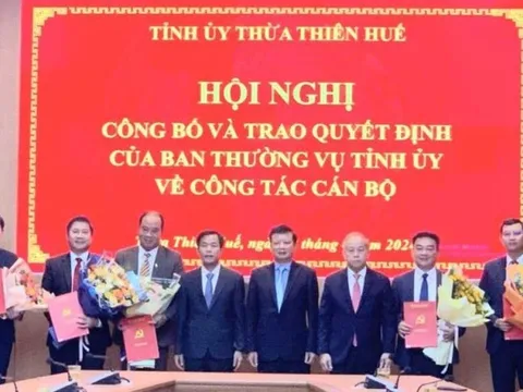 Thừa Thiên-Huế thay đổi, điều động nhiều nhân sự chủ chốt