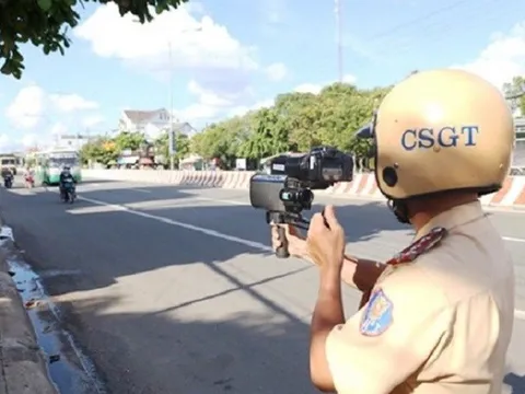 Cảnh sát giao thông được bắn tốc độ ở đoạn đường nào?