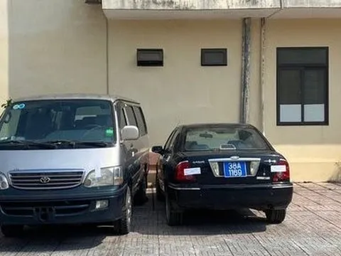 Hà Tĩnh: Xử phạt vụ hai xe ô tô trùng biển xanh