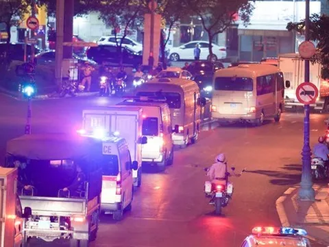 Nhìn lại đoàn xe chuyên dụng áp giải bị cáo trong vụ án Vạn Thịnh Phát