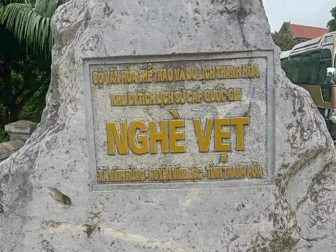 Truy trách nhiệm tấm bị ghi “Bộ Văn hóa, Thể thao và Du lịch Thanh Hóa"