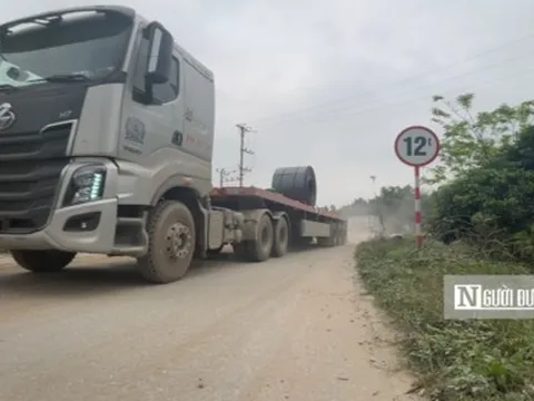 Bắc Ninh: Bất an vì xe đầu kéo