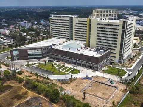 Bệnh viện gần 1.900 tỷ đồng ở TPHCM có sân bay trực thăng cấp cứu dần lộ diện