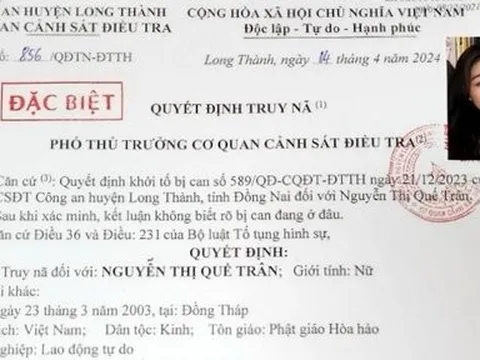 Bắt "nữ quái" bị truy nã đặc biệt vì cướp tài sản