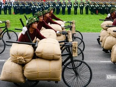 Tái hiện hình ảnh đoàn quân xe đạp thồ trong chiến dịch Điện Biên Phủ