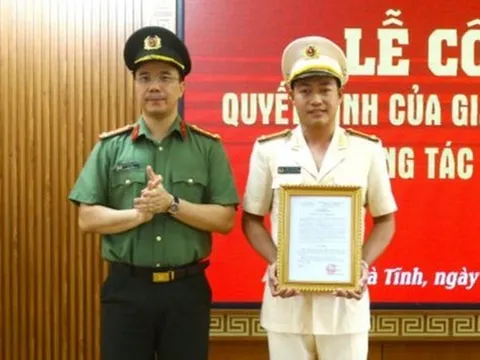 Triển khai quyết định về công tác cán bộ ở công an 4 tỉnh