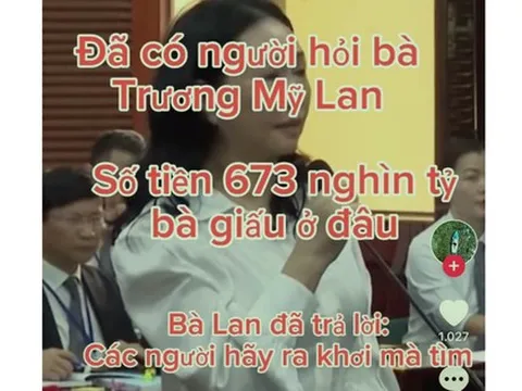 Đề nghị xử lý người làm clip "đi tìm kho báu", xuyên tạc phiên xử bà Trương Mỹ Lan