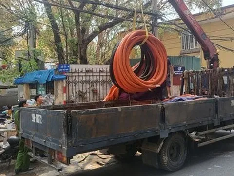 Phá đường dây trộm cắp cáp ngầm trị giá 19 tỷ đồng ở Phú Thọ