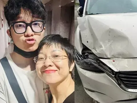 Vừa bị tai nạn, MC Thảo Vân rơi nước mắt khi thấy dòng tin nhắn của con trai