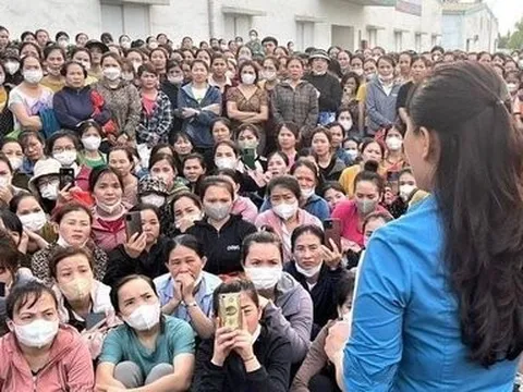 Nghệ An: Công nhân Công ty TNHH Điện tử BSE đã trở lại làm việc