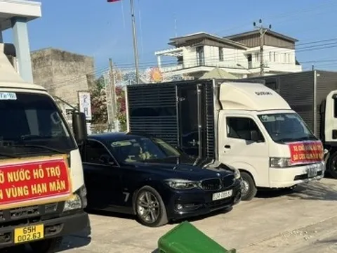 Miễn phí cầu Rạch Miễu cho phương tiện chở nước từ thiện