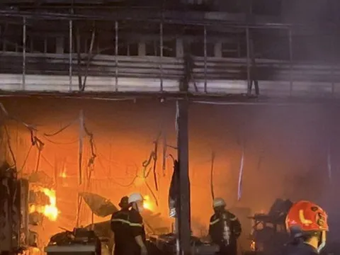 Cháy lớn ở quận Gò Vấp, TP HCM