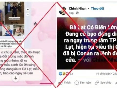 Công an Lâm Đồng bác bỏ thông tin sai sự thật “Đà Lạt xảy ra biến lớn”