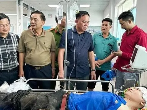 Đồng Nai: Lãnh đạo tỉnh thăm hỏi các nạn nhân trong vụ nổ lò hơi