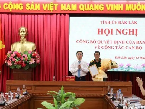 Ban Bí thư chuẩn y Đại tá Quân đội giữ chức vụ mới