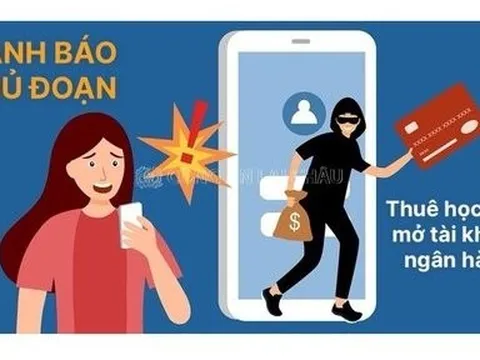 Cảnh báo thủ đoạn thuê học sinh mở tài khoản ngân hàng