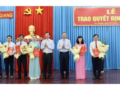 Bổ nhiệm 2 Phó Trưởng ban Dân vận Tỉnh ủy, Phó Bí thư Đảng ủy khối, chỉ định Phó Bí thư Thị ủy...