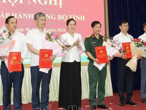 Chỉ định 5 Tỉnh ủy viên; kiện toàn nhân sự Ban Thường vụ, Ủy ban Kiểm tra Tỉnh ủy