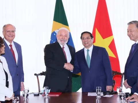 Biểu đồ “thăng” dần lên của quan hệ Việt Nam - Brazil sau 35 năm