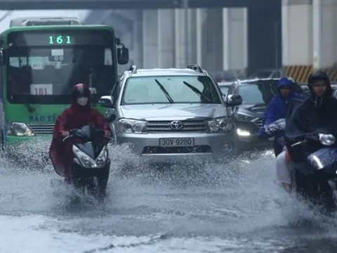 Từ chiều tối nay miền Bắc mưa to