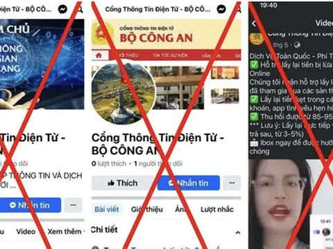 Giả mạo cổng thông tin Bộ Công an để giăng bẫy lừa đảo