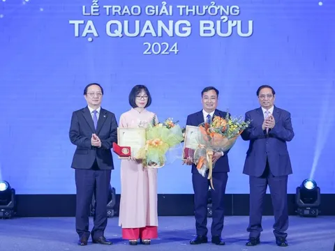 Giải thưởng Tạ Quang Bửu 2024 vinh danh 2 nhà khoa học xuất sắc