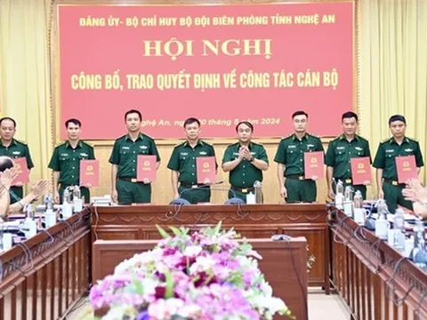 Điều động, bổ nhiệm Đồn trưởng, Chính trị viên Đồn Biên phòng, Chánh văn phòng Bộ Chỉ huy BĐBP tỉnh