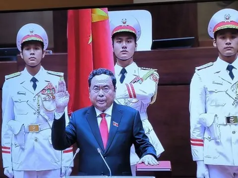 Tân Chủ tịch Quốc hội Trần Thanh Mẫn tuyên thệ nhậm chức