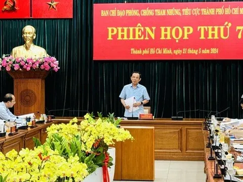 Ban Chỉ đạo phòng chống tham nhũng, tiêu cực TP HCM đưa 1 vụ án vào diện theo dõi, chỉ đạo