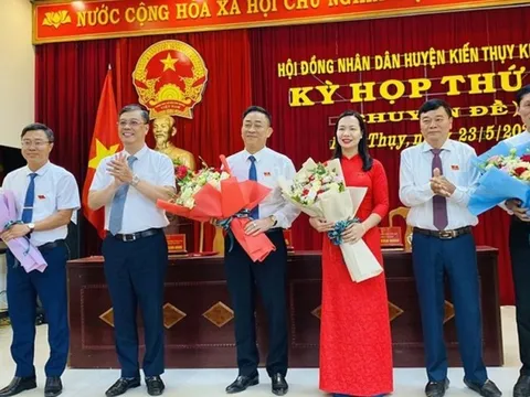 Hải Phòng: Huyện Kiến Thụy có tân Chủ tịch huyện