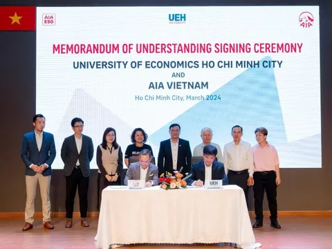 AIA Việt Nam trao nhiều cơ hội phát triển cho sinh viên UEH trong 03 năm tới